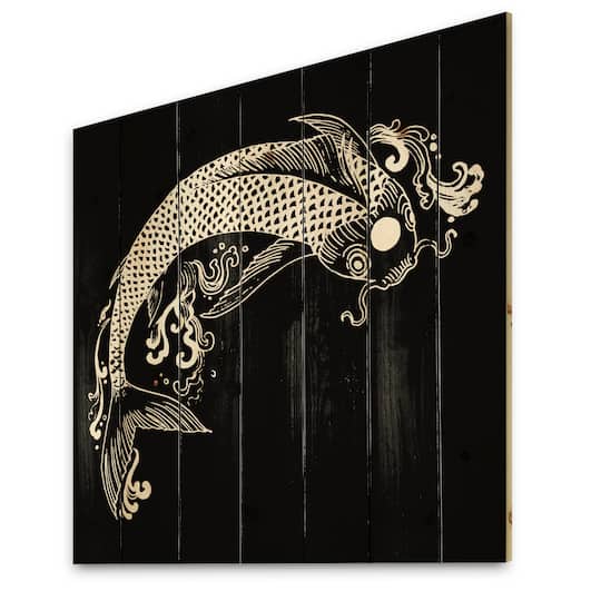 Designart - Chinoiserie Koi Fish I